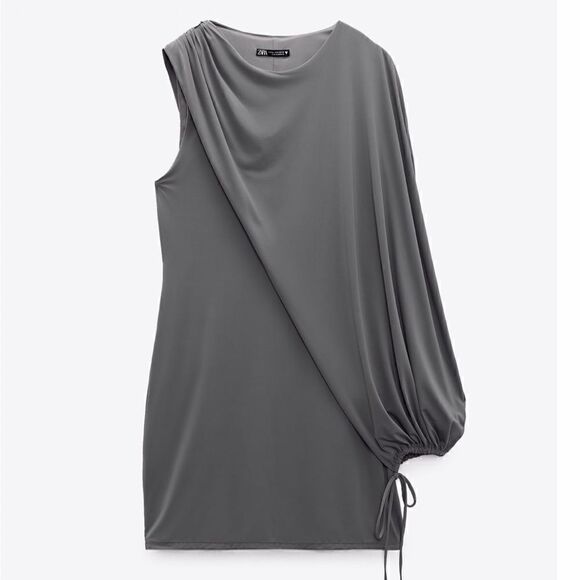 NWT Zara Short Cape Dress - Picture 14 of 15